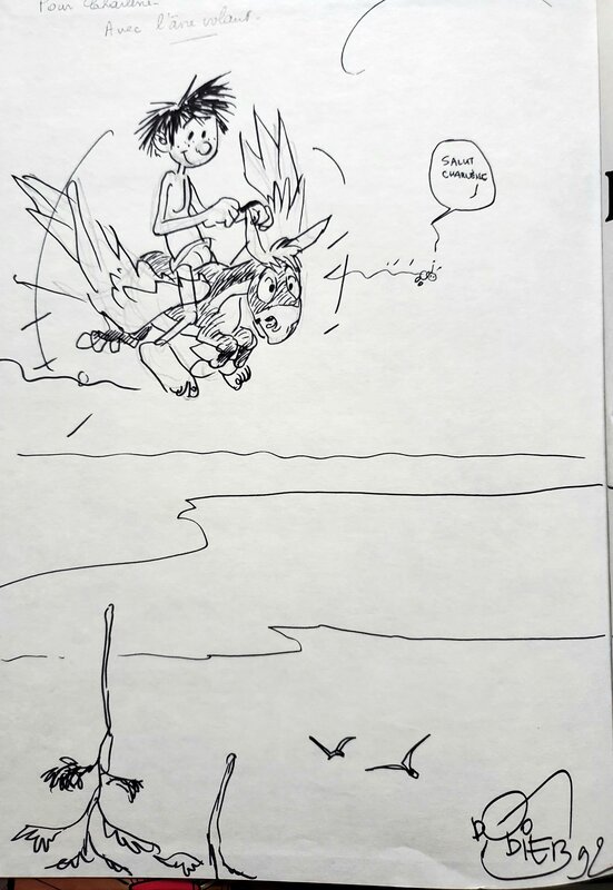 Alain Dodier, LES AVENTURES DE GULLY   T2 LE PAYS DES MENTEURS - Dédicace