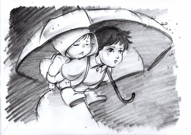 Totoro by Eric Gandois, Hayao Miyazaki - Original Illustration