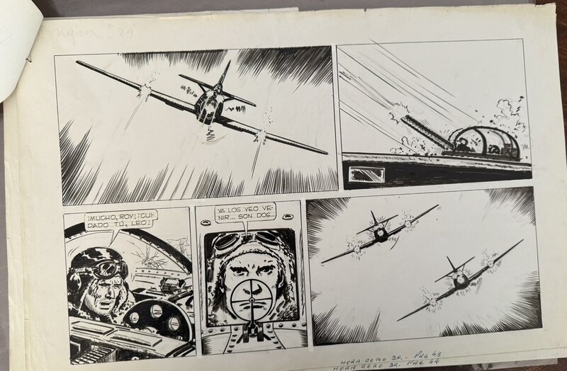 Amapola Negra par Francisco Solano Lopez, Hector Oesterheld - Planche originale