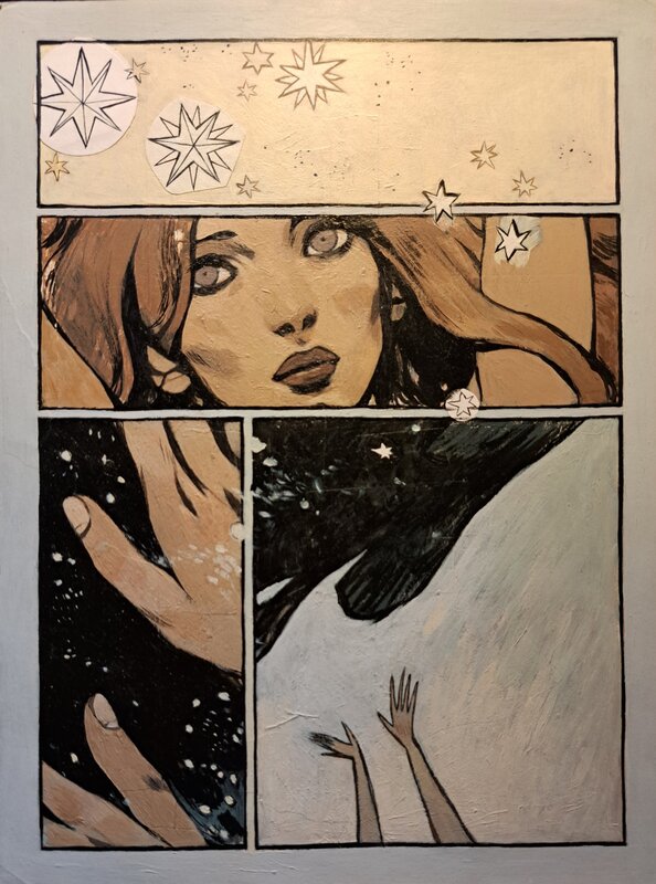 Daphné Collignon, La fille aux étoiles - Planche originale