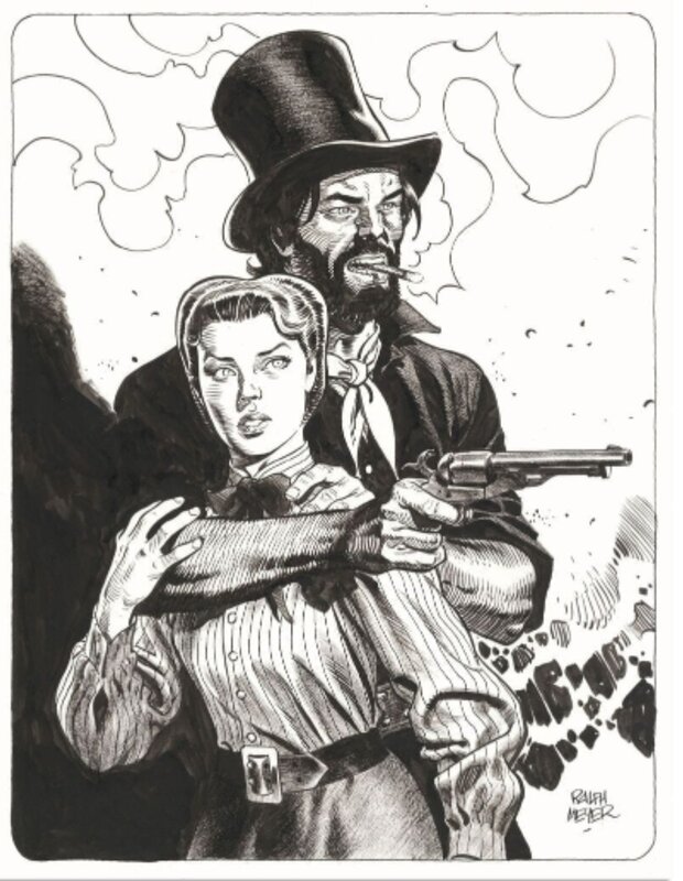 Jonas et Rose by Ralph Meyer - Original Illustration