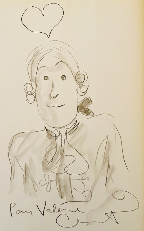 Voltaire amoureux by Clément Oubrerie - Sketch