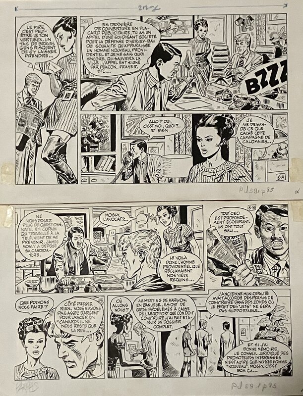 En vente - Antonio Parras, Ian Mac Donald, le medecin volant, tu n’es pas le bon dieu petit chinois. - Planche originale