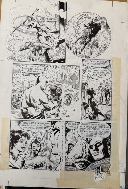 César Spadari, Revenge of The Pirate Queen - Comic Strip