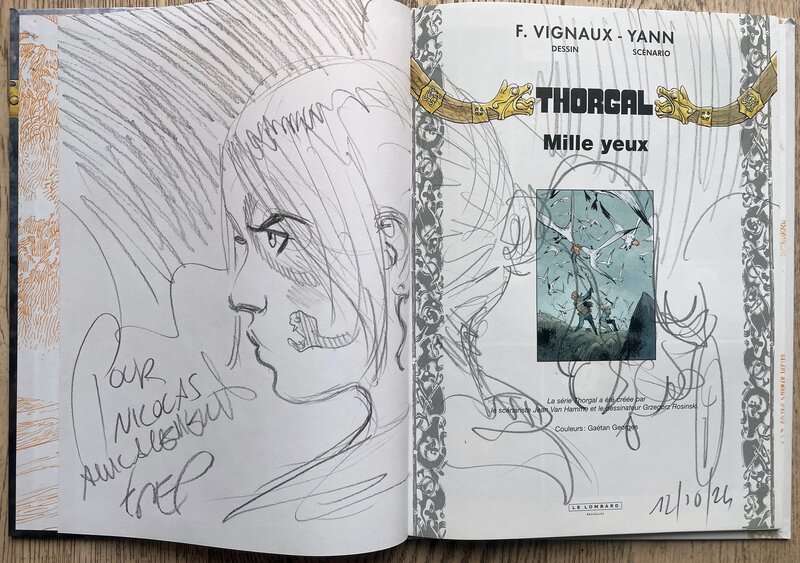 Thorgal #41 par Frédéric Vignaux - Dédicace