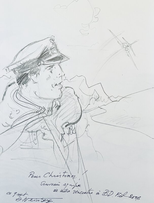 Dan Cooper par Albert Weinberg - Dédicace