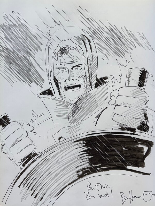 2009 - Dédicace Matthieu Bonhomme - Le Voyage d'Esteban - Tome 2 - Dédicace