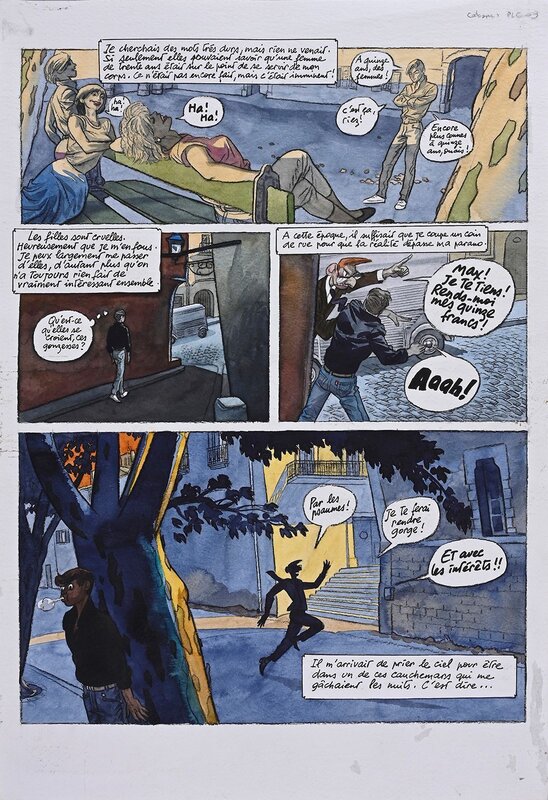 Max Cabanes, Maxou contre l'athlète - Planche originale