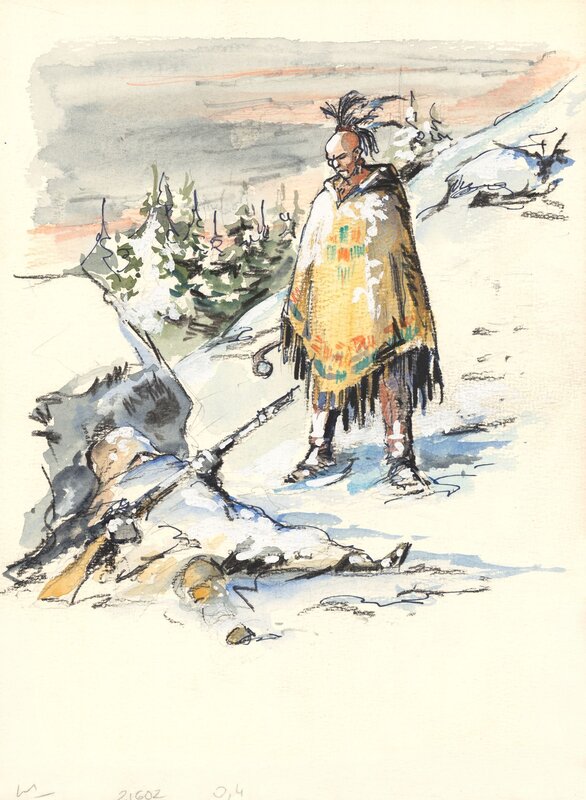 Coeur brûlé par Jean-Paul Dethorey - Planche originale