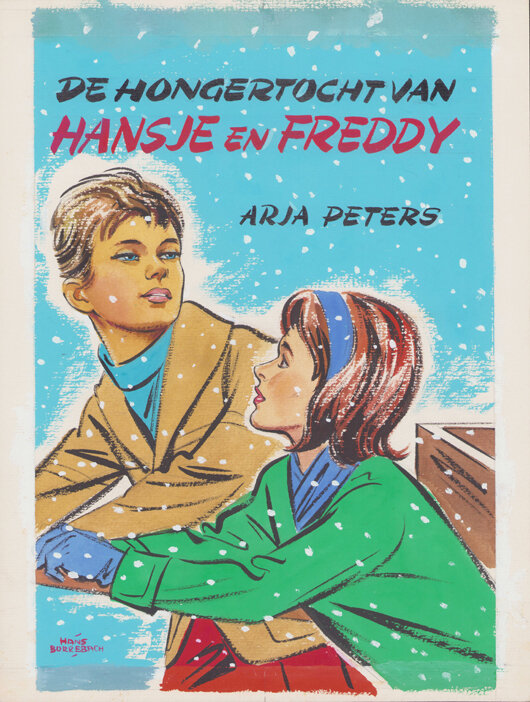 Hans Borrebach | 1963 | De hongertocht van Hansje en Freddy - Couverture originale