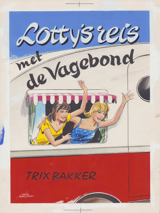 Hans Borrebach | 1968 | Lotty's reis met De Vagebond - Couverture originale