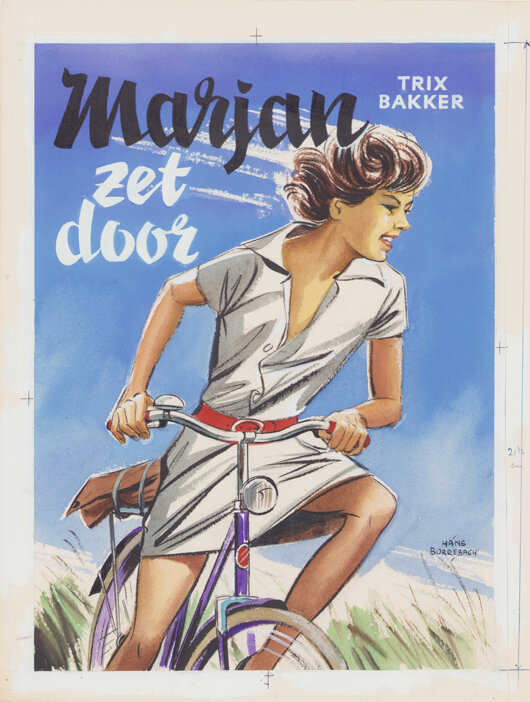 Hans Borrebach | 1971 | Marjan zet door - Couverture originale