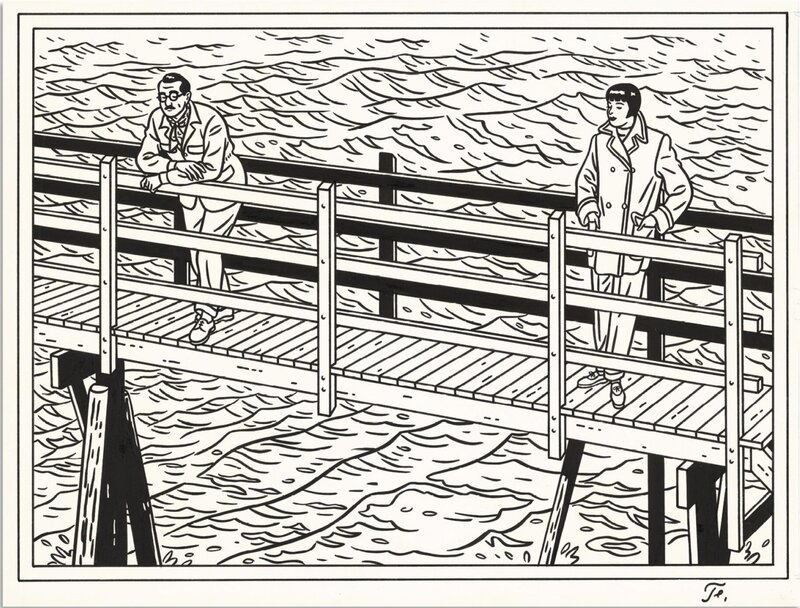 Floc'h, Francois Rivière, A propos de Francis par Olivia Sturgess - Planche originale