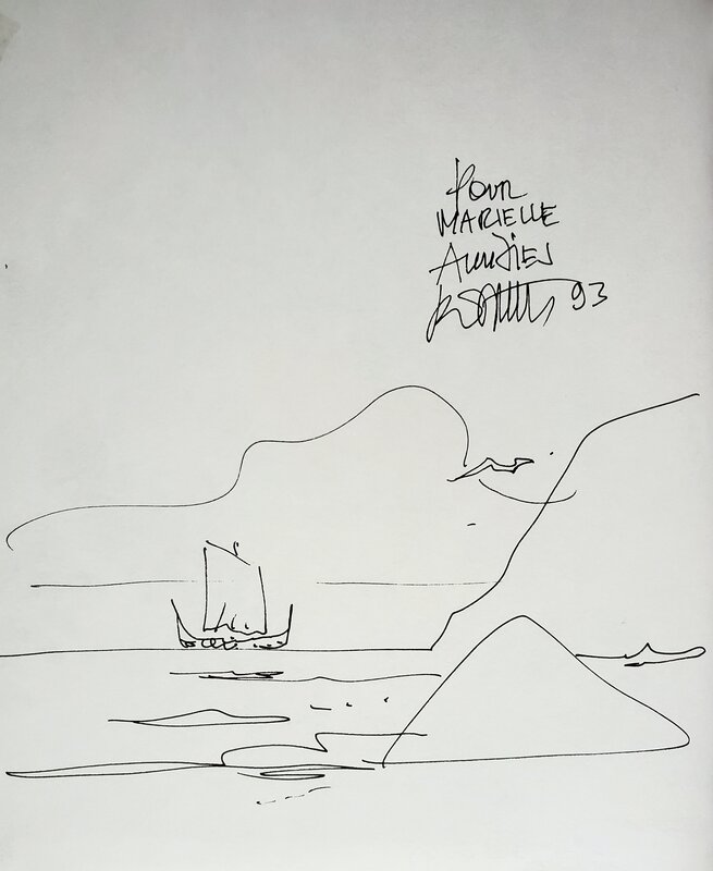 Grzegorz Rosinski, THORGAL  T14 AARICIA - Sketch