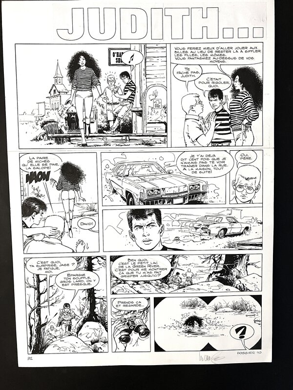 For sale - William Vance, Jean Van Hamme, JUDITH / DOSSIER DIX DE TREIZE - Comic Strip