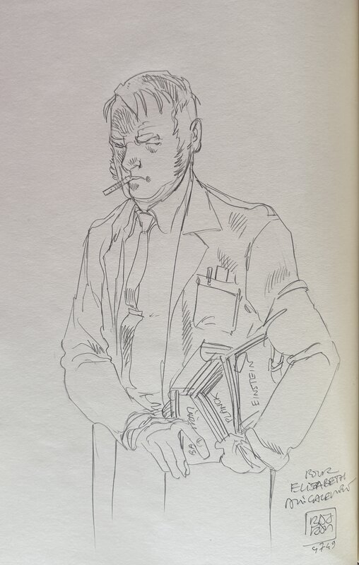 Denis Bajram, Dédicace - Universal war one Tome 5 version work in progress - Dédicace