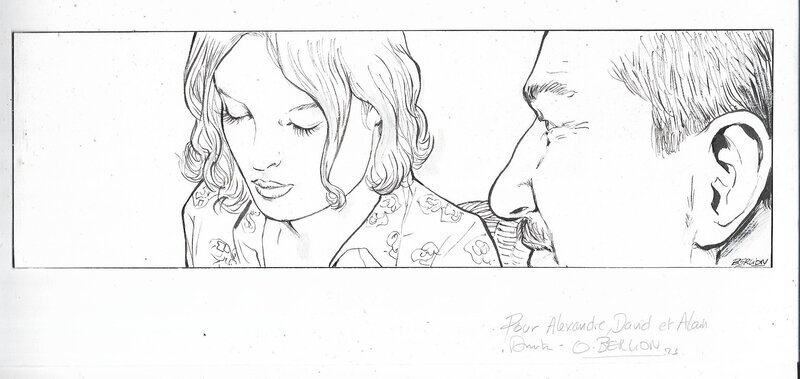 Olivier Berlion, Agata, case non retenue - Comic Strip