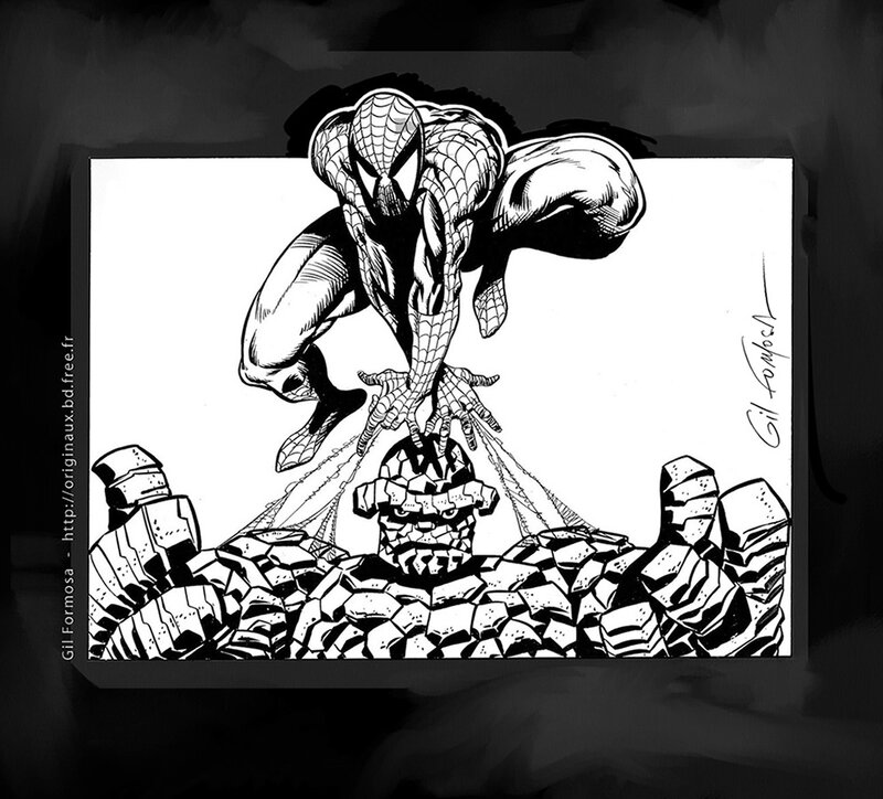 Gil Formosa, SPIDER-MAN vs THE THING - Comic Strip