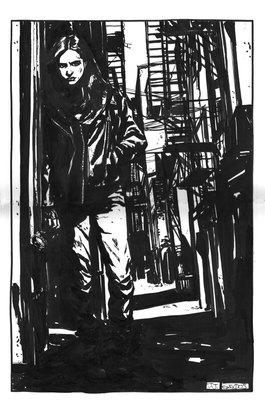 Jessica Jones par Michael Gaydos - Illustration originale