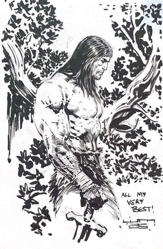 Liam Sharp Conan - Illustration originale