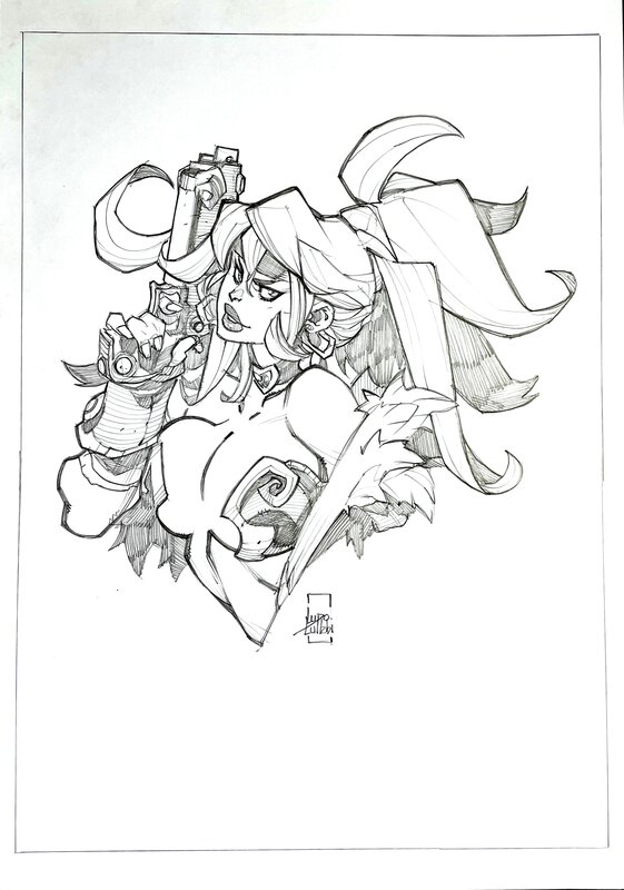 Red Monika par LudoLullabi - Illustration originale