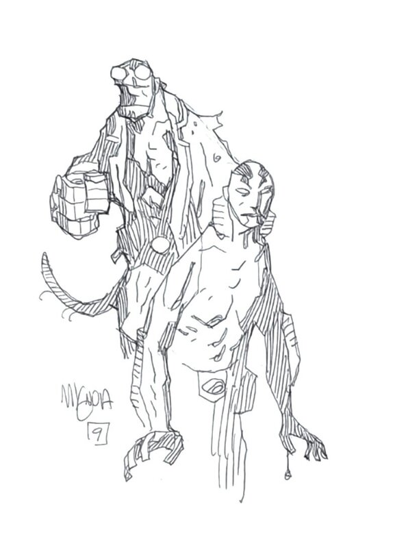 Mike Mignola, ....Marco...and...Polo... - Illustration originale
