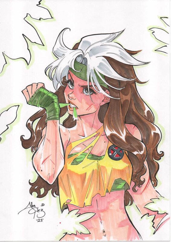 Alba Glez, Rogue in Savage Land - Illustration originale