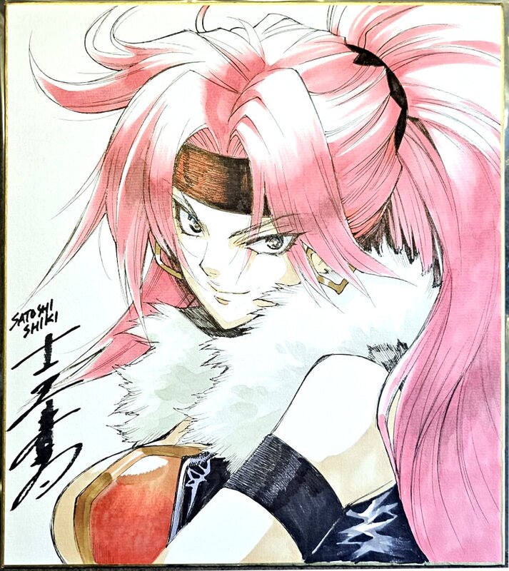 Red Monika par Satoshi Shiki - Illustration originale