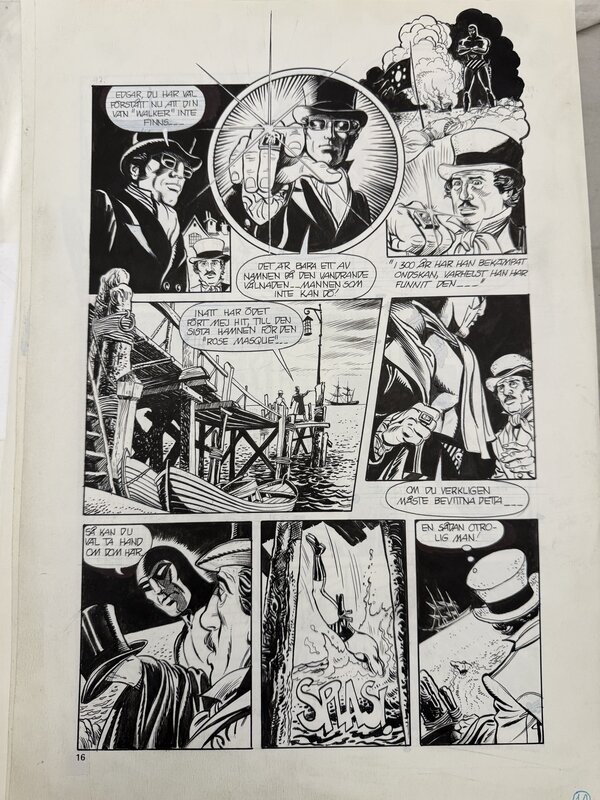 Baltimore Mystery par César Spadari - Planche originale