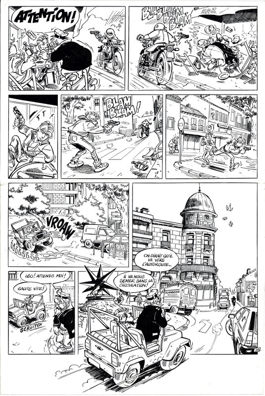 En vente - Carrère : Leo Loden planche 25 - Planche originale