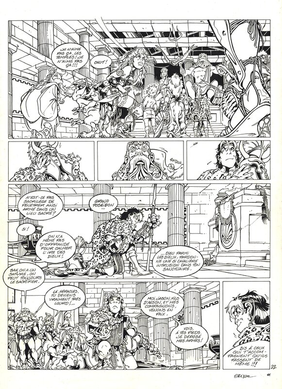 For sale - Crisse : Atalante tome 2 planche 22 - Comic Strip