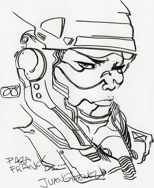 Metabaron by Juan Giménez - Sketch