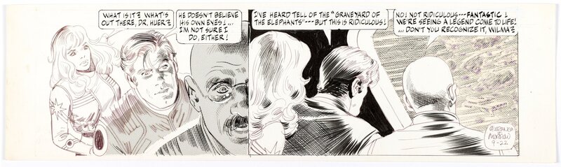 En vente - Gray Morrow, Buck Rogers original strip, 1979 - Planche originale
