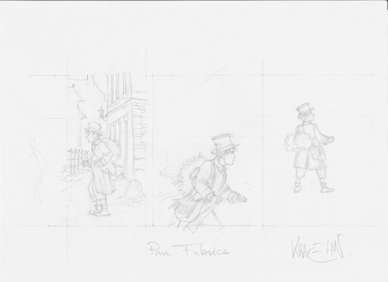 Jean-Charles Kraehn, Recherches Bout d'homme - Œuvre originale