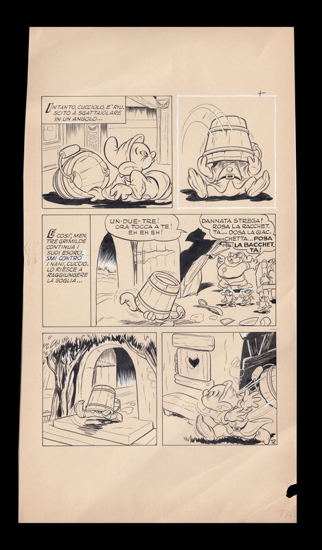 For sale - Romano Scarpa, Guido Martina, BIANCANEVE E VERDE FIAMMA - Comic Strip