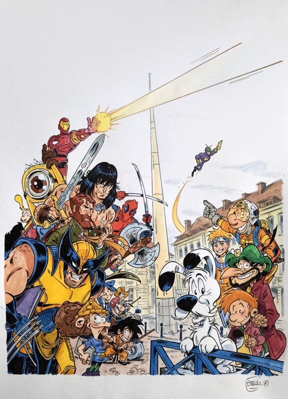 Stédo, Salon de la BD de Valenciennes 2025 - Original Illustration