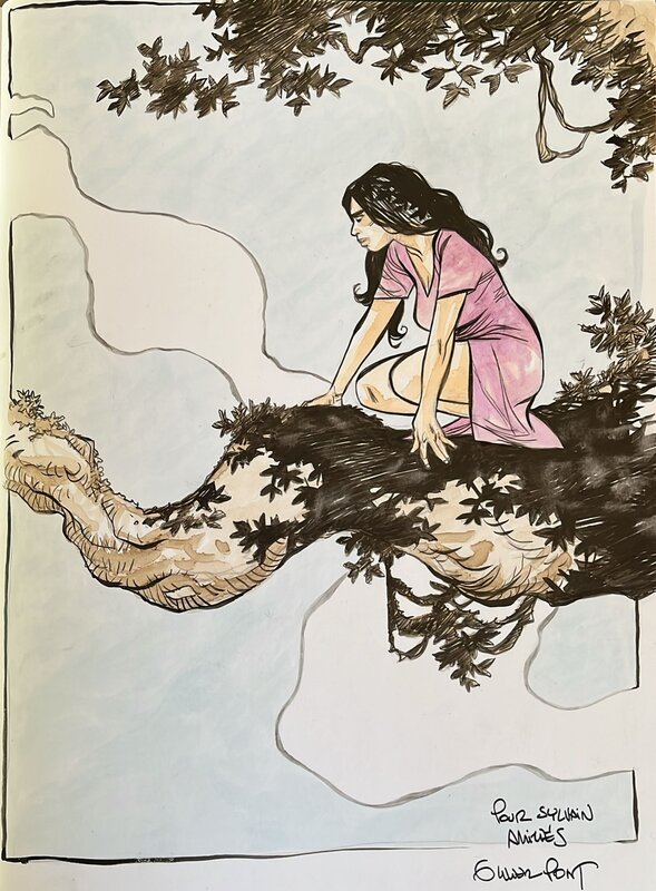 Un putain de salopard - Tome 2 - Dédicace Olivier Pont - Sketch