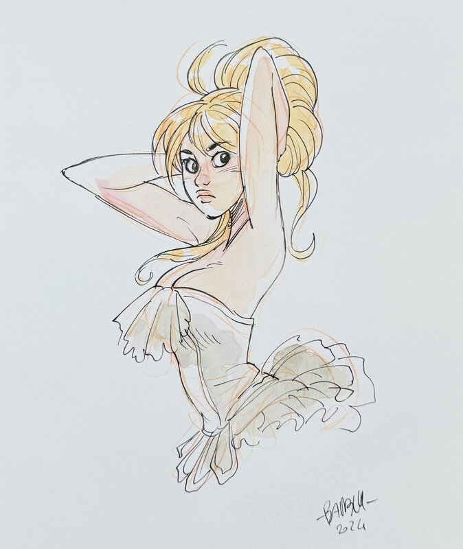 For sale - Fourmille relax by Alessandro Barbucci - Original Illustration