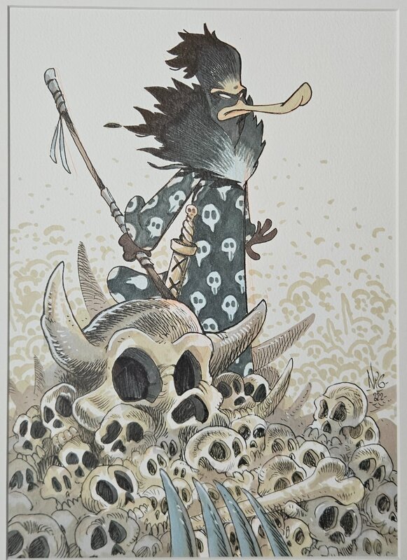 Illustration Donjon par Nicolas Kéramidas - Illustration originale