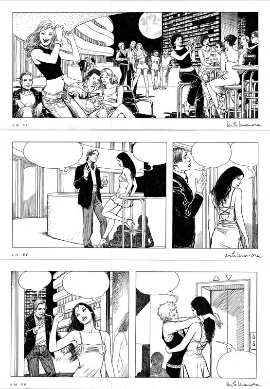 Milo Manara, Gli Occhi di Pandora - Planche originale