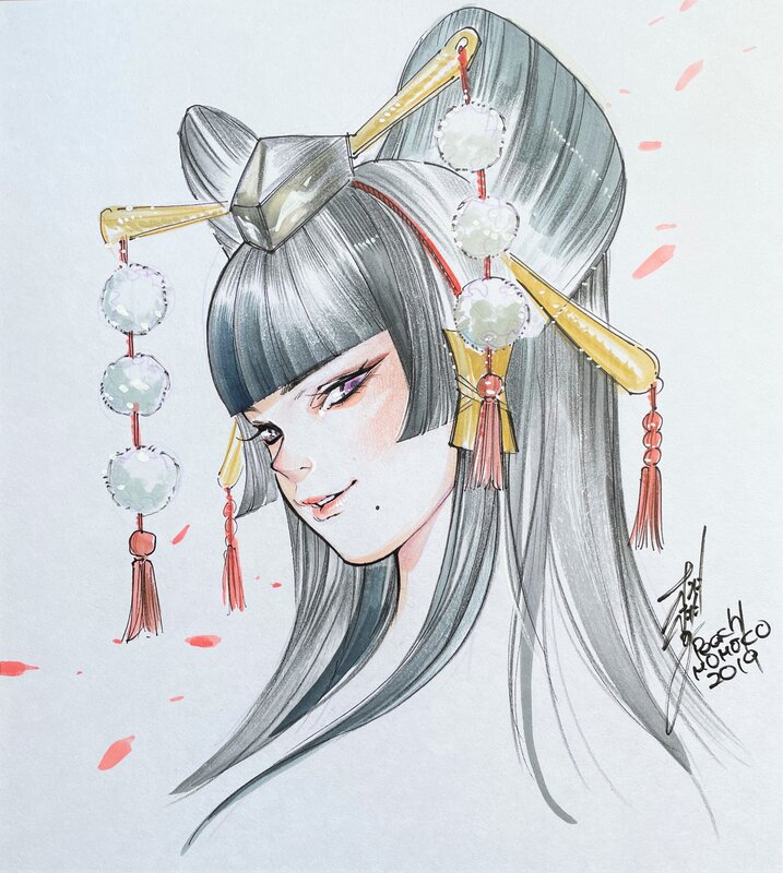 Nyo Tengu by Peach Momoko - Original Illustration