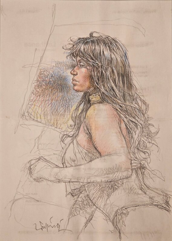 Druuna par Paolo Eleuteri Serpieri - Illustration originale