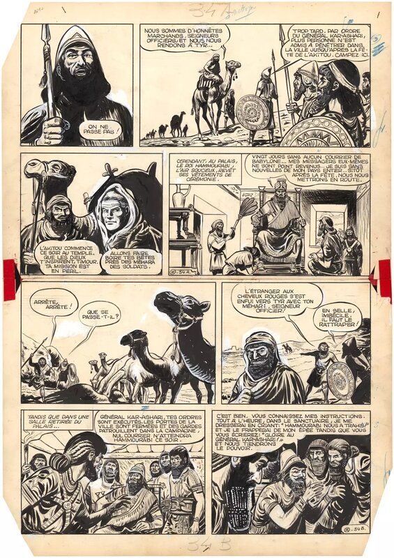 Sirius, Les Timour - La colonne ardente - Comic Strip