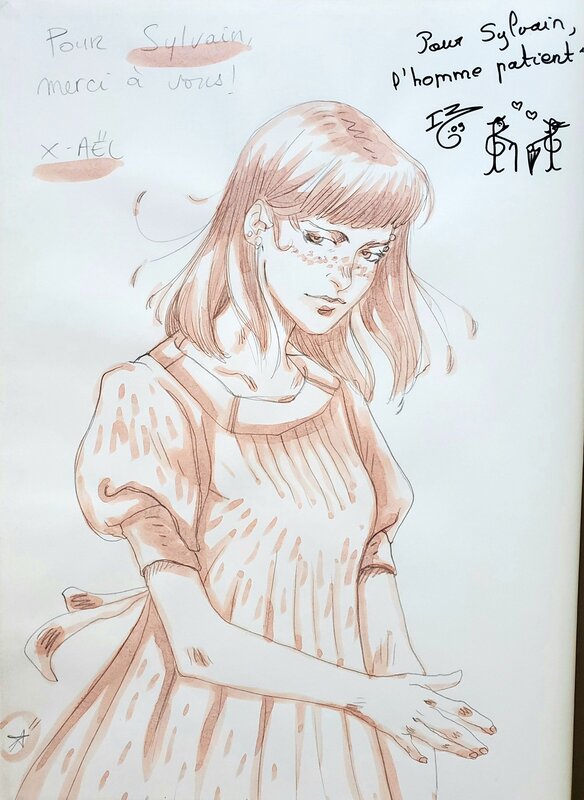 X-Aël, Isabelle Bauthian, ANATHEME   T1 CAR TU ES NEE POUSSIERE - Dédicace