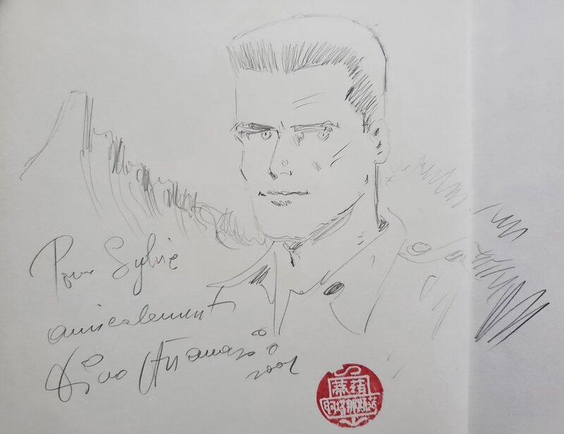 Dino Attanasio, BOB MORANE   T5 LE COLLIER DE CIVA - Dédicace