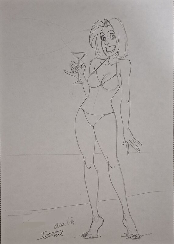 Les Blondes par Dzack - Illustration originale