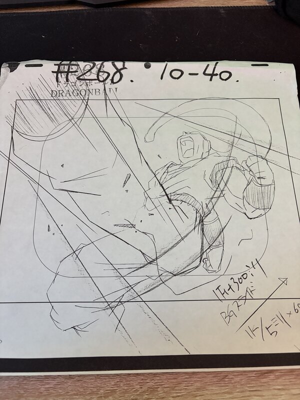 Genga dragon ball z par AKIRA TORIYAMA - Planche originale