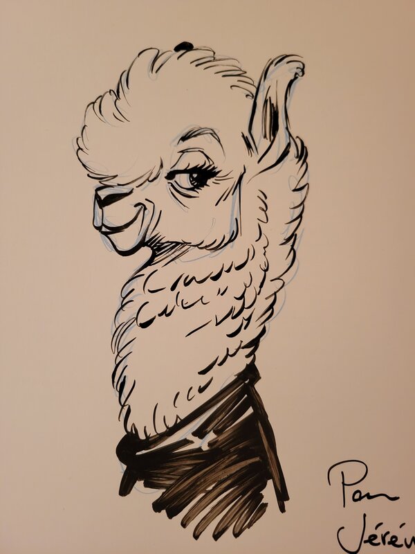 Juanjo Guarnido, Iris Allen - Blacksad - Sketch