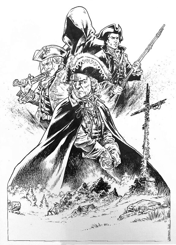 Jean-Charles Poupard, Les Griffes du Gévaudan - Original Illustration