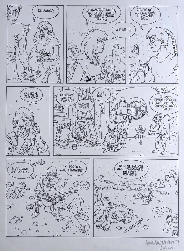 Arno, Alejandro Jodorowsky, Alef-Thau - Le roi borgne - Comic Strip